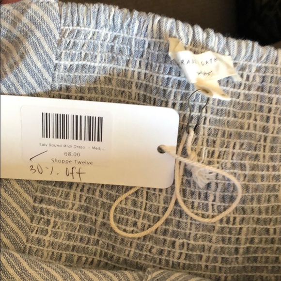 Grade and Gather Button Up Midi Dress - Picture 5 of 5